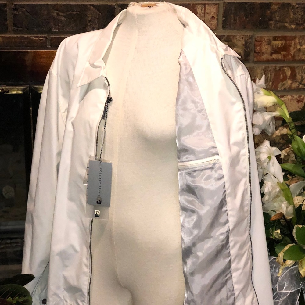 Geoffery Beene white coat